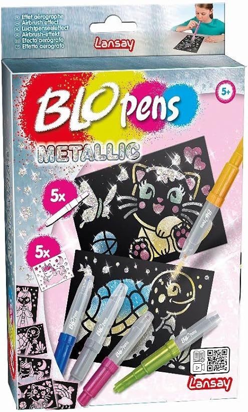 Blopens Glitter Drawings Colouring Lansay